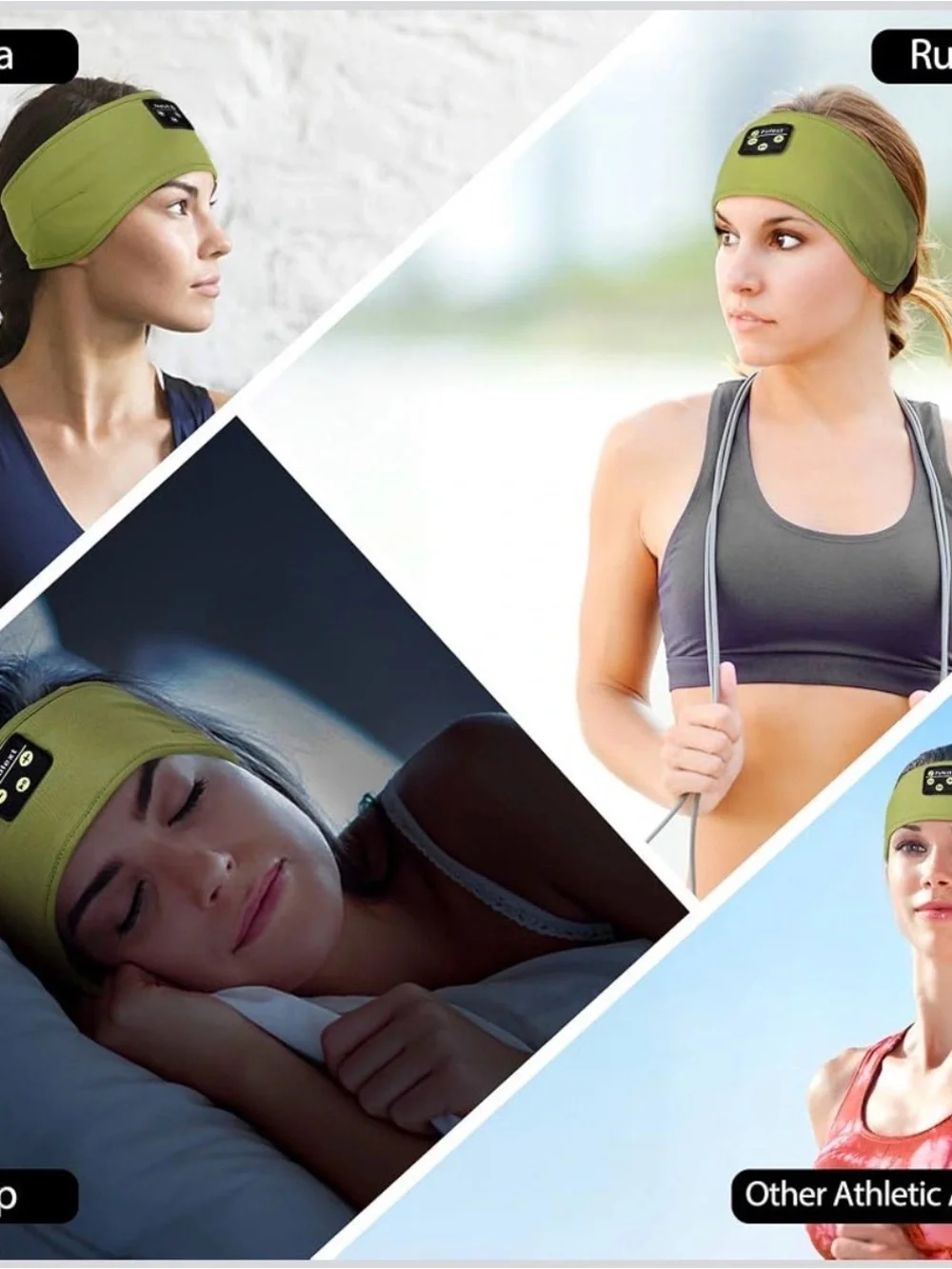 This Fulext sleep headband includes integrated Bluetooth speakers